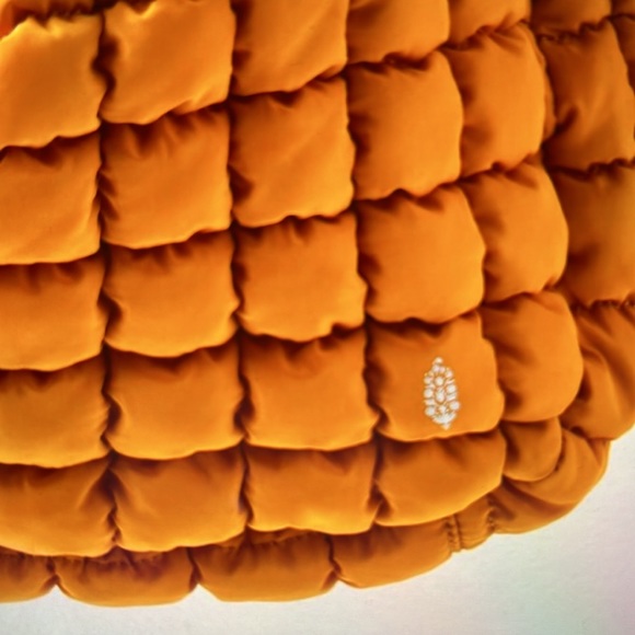 Free People Quilted Carryall Color Golden Sunrise - Picture 3 of 4